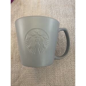 COOL STARBUCKS 2019 VENTI ANNIVERSARY EMBOSSED SIREN GREY COFFEE TEA MUG - 20 OZ